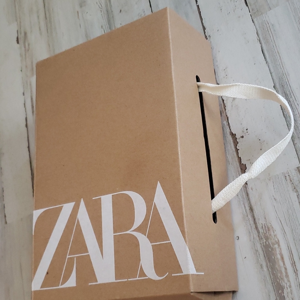 Zara SLINGBACK LEATHER HEELS GREEN Bloggers favorite - Picture 15 of 15